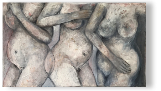 oh Baby it's a wild world
öl, Sand/Lw 100 x 60 cm, 2016